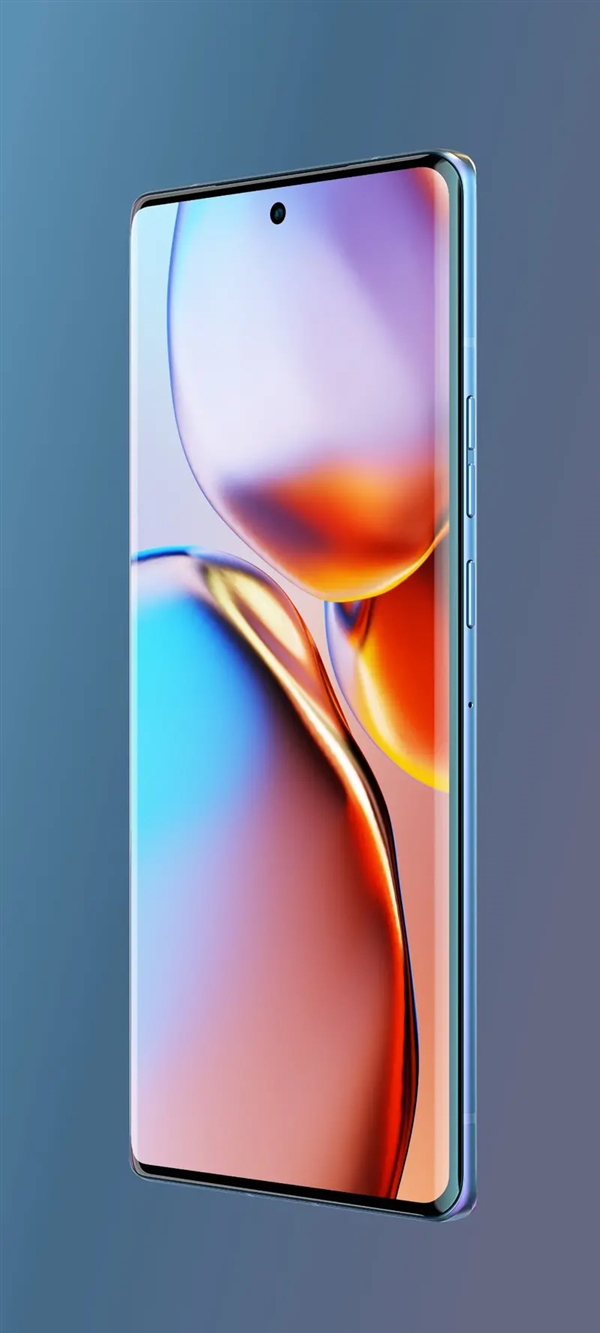 摩托羅拉Edge 40 Pro渲染圖出爐:居中打孔雙曲屏 邊框絕了